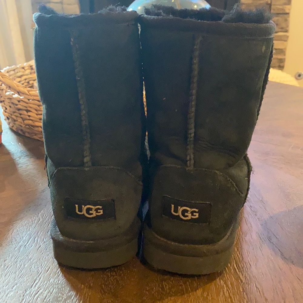 Kids black UGG boots